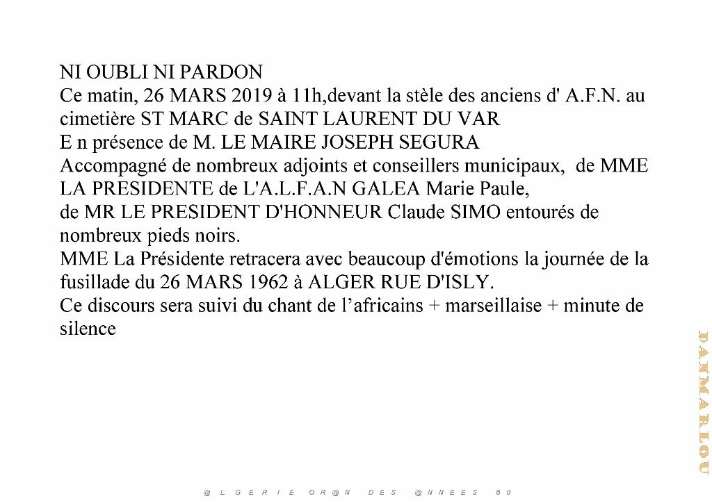 2019 03 26 ST LAURENT DU VARCOMMEMORATION DU MASSACRE DU 26 03 1962 RUE D ISLY A ALGER (1).jpg